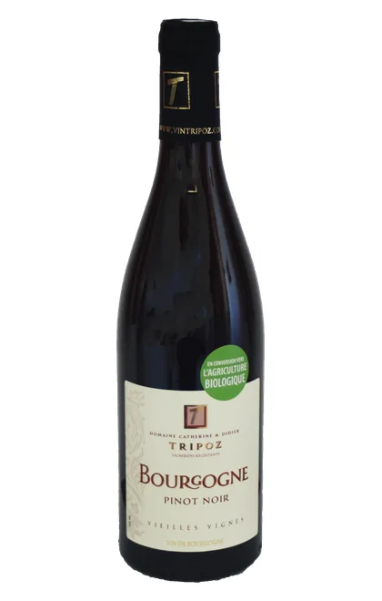 Bouteille de Bourgogne Pinot Noir Vieilles Vignes du domaine Tripoz