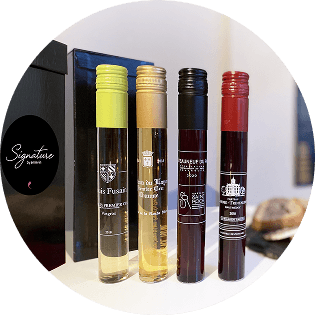 Coffret Signature by Emovin et ses 4 flacons de dégustation